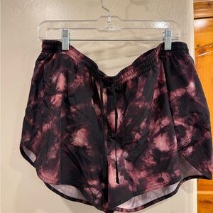 Old Navy Black Tie Dye Run Shorts - Women’s XL